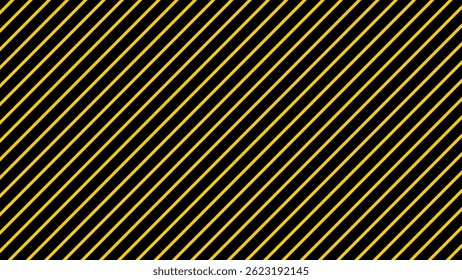 Fondo de rayas diagonales amarillo y negro. Líneas sin patrón. Hermoso fondo con línea diagonal.
