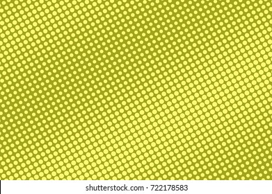 Yellow and black dotted halftone vector background. Bright halftone banner template. Vintage dotted pattern. Grunge halftone gradient. Pop art surface design. Sunny yellow dotted texture or backdrop
