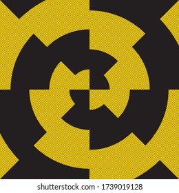Fondo geométrico amarillo y negro