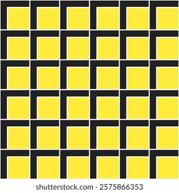 Yellow and black geometric pattern background. geometric pattern background. geometric background. Geometric pattern for backdrop, decoration, Gift wrapping.