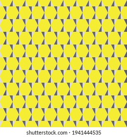 Fondo gris negro amarillo.Un vector de patrón sin soldadura,cubo geomático