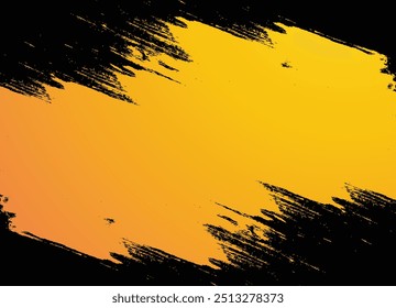 yellow and black grunge background 