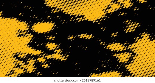 yellow and black grunge background 