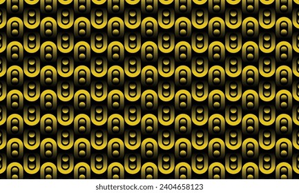 Yellow and black pattern design in abstract texture background.