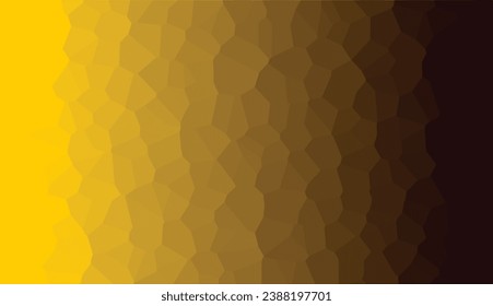 Yellow and black polygon abstract background