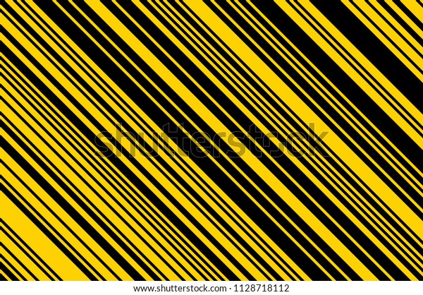 Yellow Black Striped Background Bright Pattern Stock Vector (Royalty ...