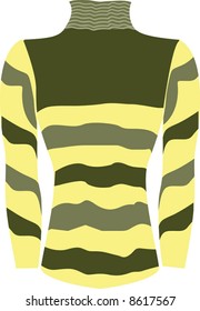yellow and black striped clothing	