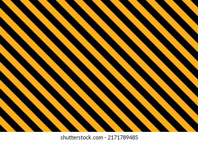Yellow and black striped warning background