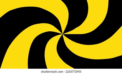 yellow and black swirl background contrast 