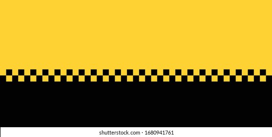 Yellow black taxi station and parking for taxis cars  Waiting cabstand meter zone Funny banner Taxi stand rank Vector signs Point service concept icons Street traffic 24-7 24 car cab-stand drivers