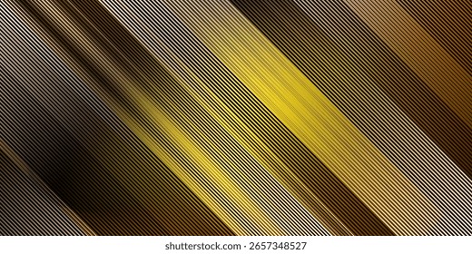 Amarelo preto techno abstrato fundo sobrepor camada no espaço escuro com linhas diagonais efeito decoração. Conceito de estilo de recorte de elemento de design gráfico para banner da Web, folheto, cartão ou capa de folheto