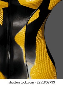 color negro amarillo textura de fondo abstracto eps10