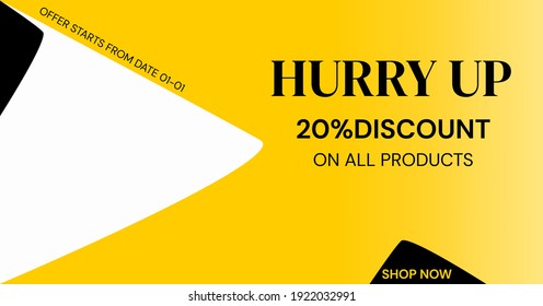 Yellow black trendy sale banner for business promotion in the festive season like spring sale, summer sale, black Friday, shop opening, new business setup, new year sale, christmas 