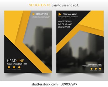 Download Website Template Black Yellow Images Stock Photos Vectors Shutterstock PSD Mockup Templates