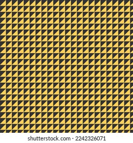 Yellow and black waves seamless pattern
