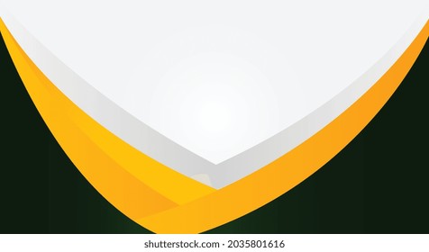 yellow and black and white contrast corporate waves background. Vector design