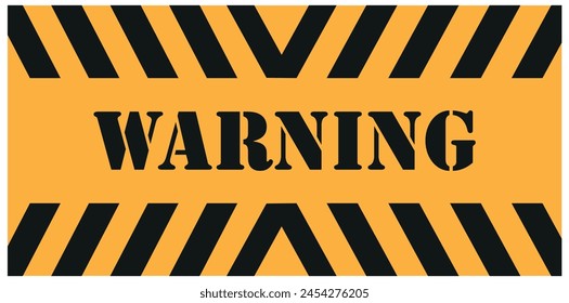 yellow black white red color road lane vector icon warning sign, vector icon,warning sign, warning text, warning text, traffic lane warning sign