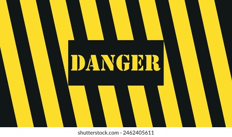 yellow black white red color road lane vector icon warning sign, vector icon