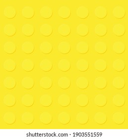 Yellow block constructor kit. vector