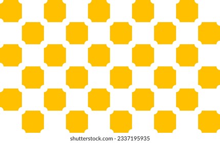 bloque amarillo sobre fondo blanco se repite diseño de patrón transparente para impresión de tela o papel tapiz repleto