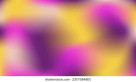 Yellow blooming wild flowers nature background. Violet pink lupinus polyphyllus flowering fields vibe print. Meadow of lupines in purple magenta mauve blur wallpaper. Mockup advertisement cover, flyer