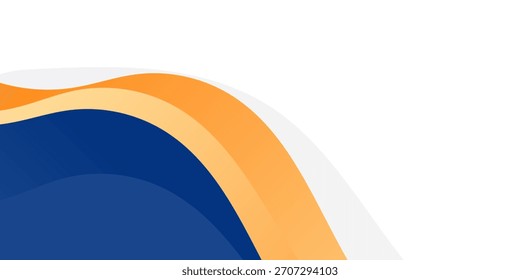 yellow blue abstract background with abstract fluid shapes. Modern Trendy design in Vector Illustration