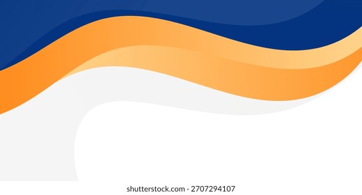 yellow blue abstract background with abstract fluid shapes. Suit for banner, web, brochure, pamflet and presentation