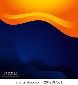 yellow blue abstract background. gradient color vector. shape style modern design. presentation banner wallpaper. landing page smartphone needs
