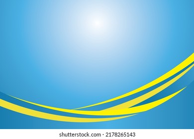 Yellow blue background can be edited for presentations, pamphlets, banners, social media, etc