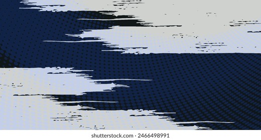 Yellow and blue background with halftone dot pattern elements. Abstract grunge brush background. retro comic concept for your graphic design. vector eps10