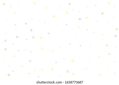 Yellow and blue circles confetti falling on transparent background. Round, dot vector background. Abstract colorful confetti flying in the air. Vector holiday illustration with circles confetti.