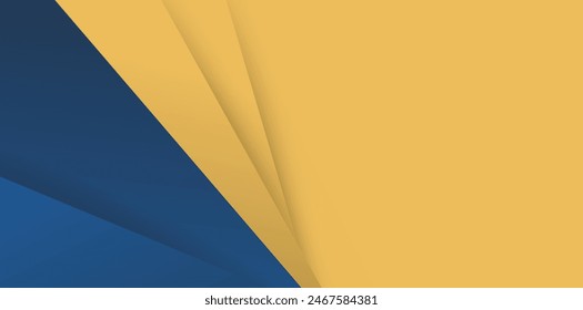 combinación de colores amarillo y azul. El fondo es principalmente amarillo, cubriendo la mayor parte del lado izquierdo