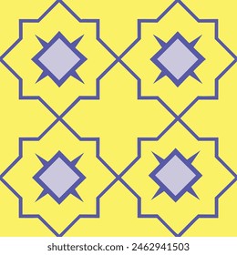 Yellow and blue colure pattern design ,graphic pattern design