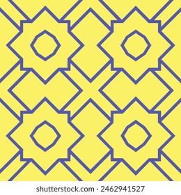 Yellow and blue colure pattern design ,graphic pattern design
