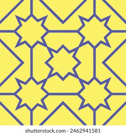 Yellow and blue colure pattern design ,graphic pattern design