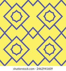 Yellow and blue colure pattern design ,graphic pattern design