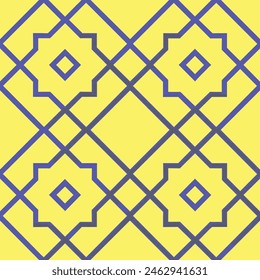 Yellow and blue colure pattern design ,graphic pattern design