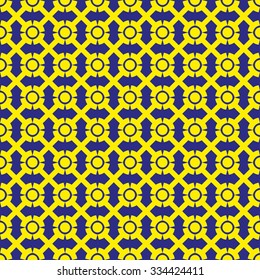 Yellow and blue geometric background