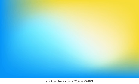 Yellow blue gradient mesh abstract background nice for wallpaper or banner