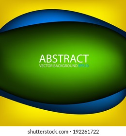 Yellow blue green background graphic dimension overlap for text and message design