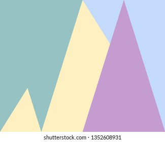 Yellow blue green lilac vector blurred rectangular background. Geometric background with triangle style with a gradient. The template can be used for a new background. Abstract soft colorful paper