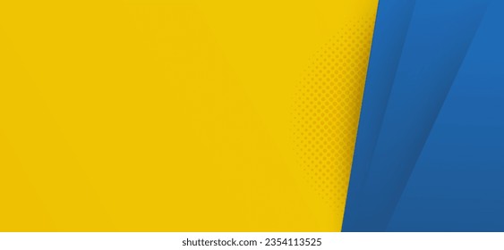 Yellow and blue hipster futuristic graphic. with Yellow background used in texture design, bright poster, banner yellow and blue background