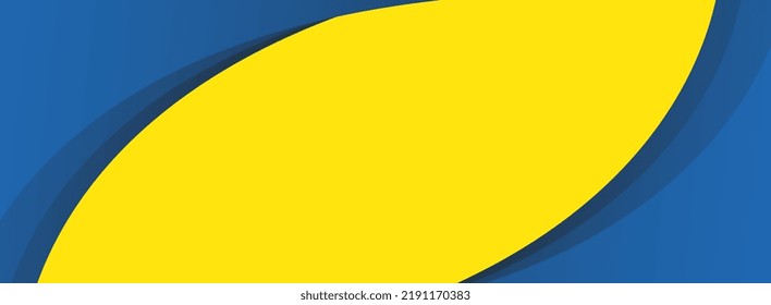 yellow and blue panel abstract background design in vector and illustration. Abstract banner with spacing text. Yellow and blue hipster futuristic graphic templates