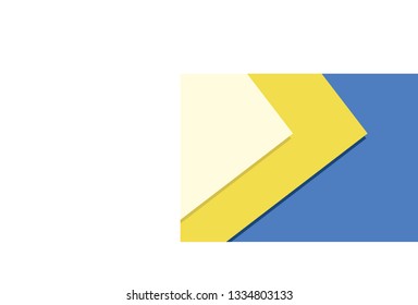 yellow and blue paper background