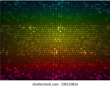 yellow blue pink pixel background, Abstract vector background for computer graphic and technology. 