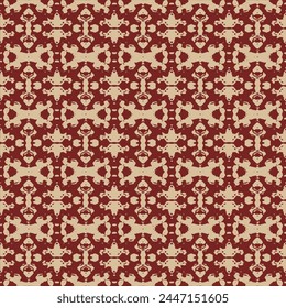 Yellow, blue and pink tie dye design, seamless ikat pattern with ethnic elements Bizarre Art Illustration