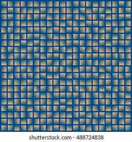 yellow / blue squares on a blue background. vector.