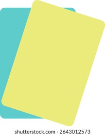 Yellow and Blue Sticky Notes