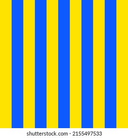 Wand aus gelben und blauen Streifen