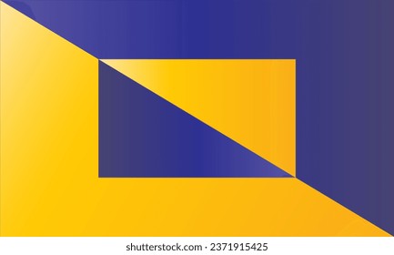 yellow and blue themed rectangle abstract background